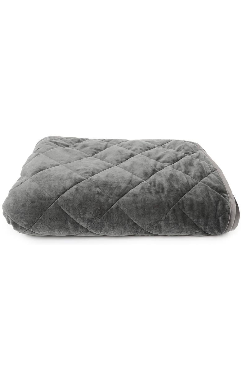 Sensory Basics Weighted Blanket, 8 lbs, 60x88 Inch, Twin, Sensory Compression, Main, color, Gray