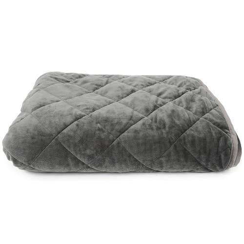 Sensory Basics Weighted Blanket, 8 Lbs, 60x88 Inch, Twin, Sensory Compression In Gray
