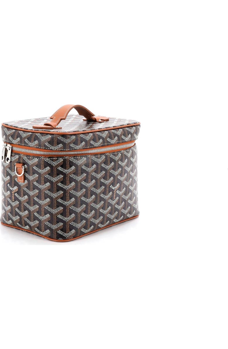 Pre-Owned Goyard Muse Vanity Case Coated Canvas, Alternate, color, Black