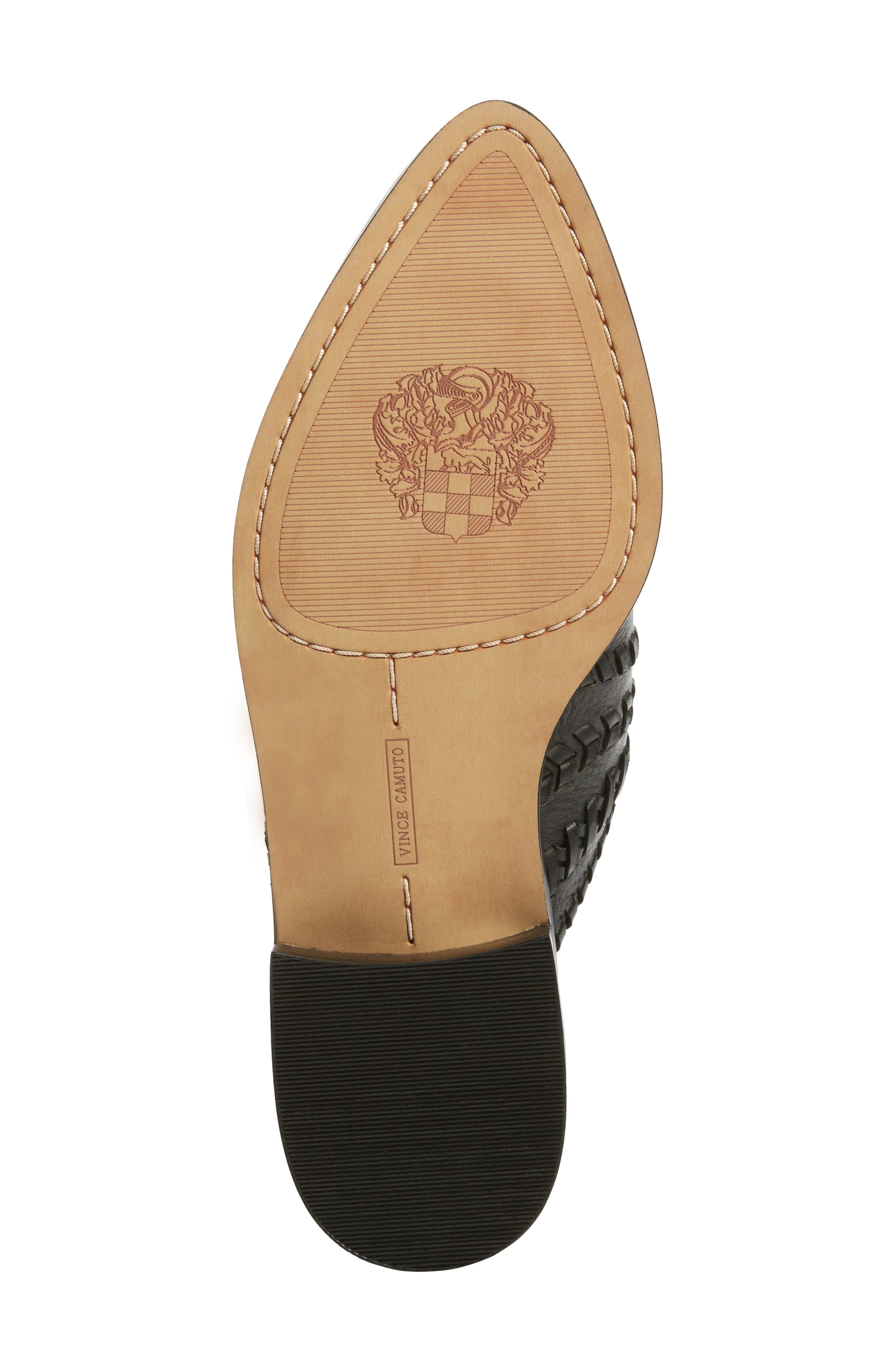 Sona Mule, Alternate, color, BLACK LEATHER