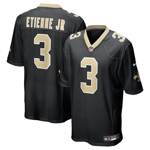 Youth Nike Travis Etienne Jr Black New Orleans Saints Game Jersey