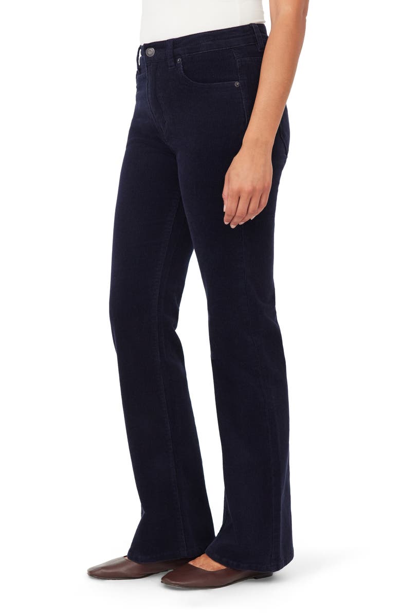 Kensie The Natalie High Waist Bootcut Corduroy Pants, Alternate, color, Dark Navy Corduroy