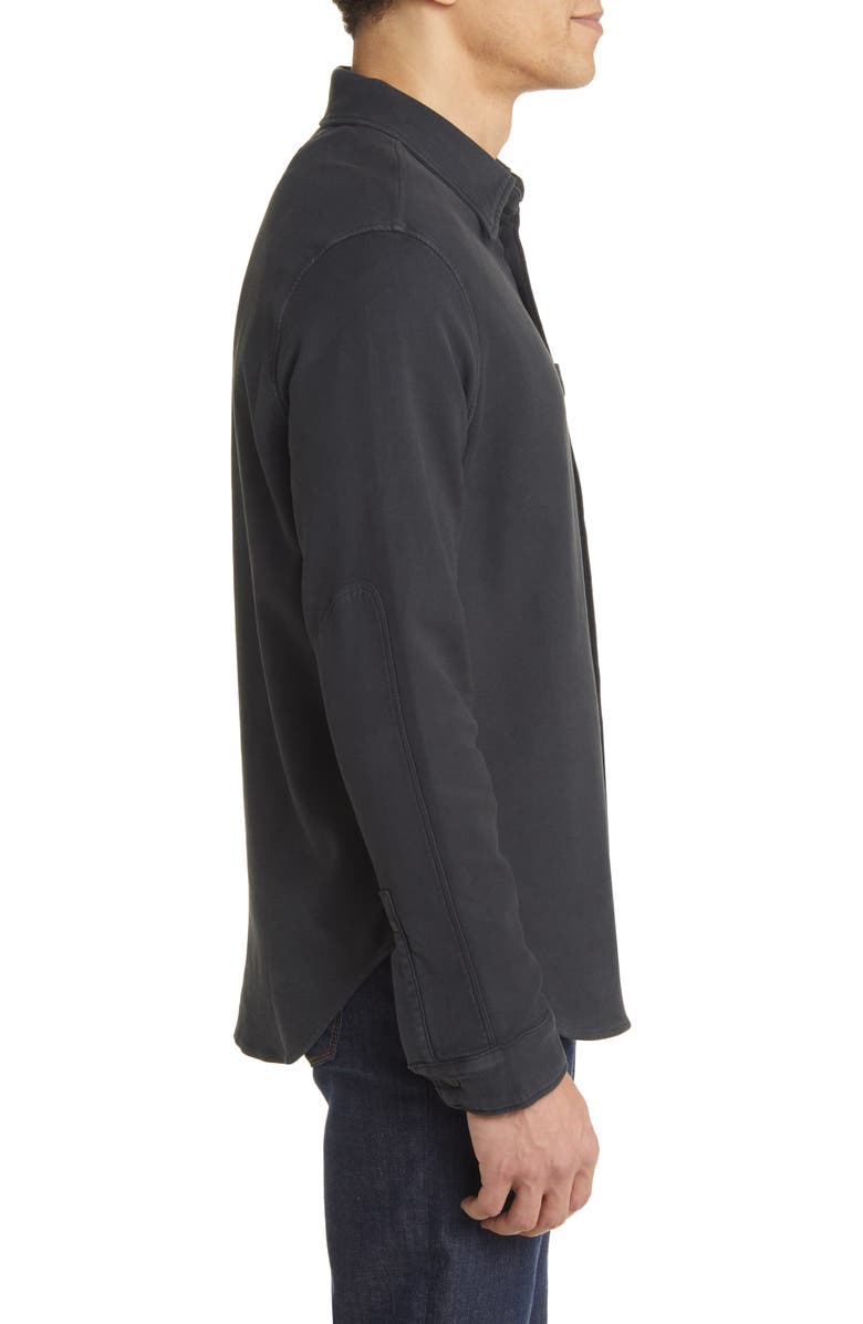 Citizens of Humanity Luca Bucket Dye Knit Button-Up Shirt, Alternate, color, 