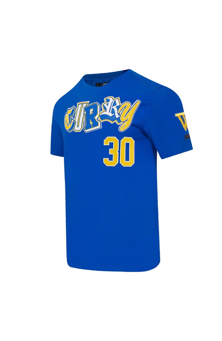 PRO STANDARD Men's Pro Standard Stephen Curry Royal Golden State Warriors City Ransom T-Shirt, Alternate, color, Royal