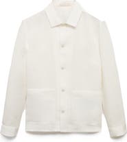 MANGO Patch Pocket Button-Up Shirt