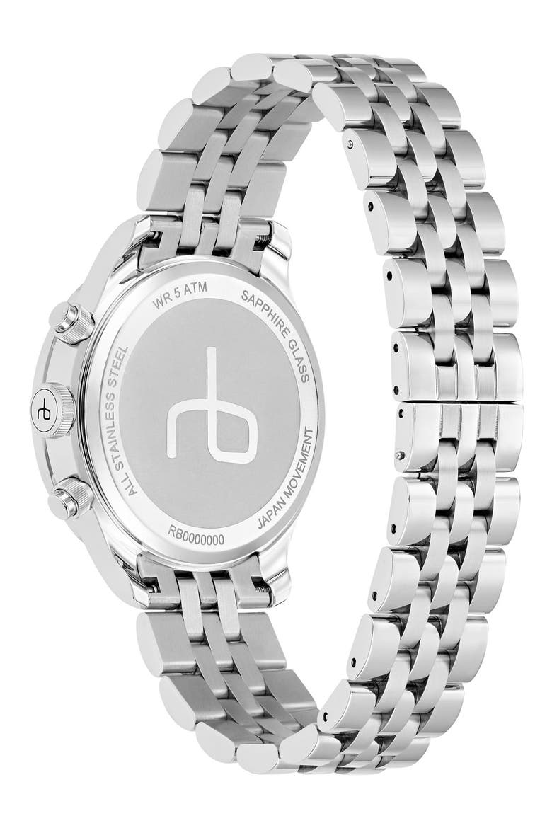 Greer Multifunction Bracelet Watch, 38mm, Alternate, color, SILVER-TONE
