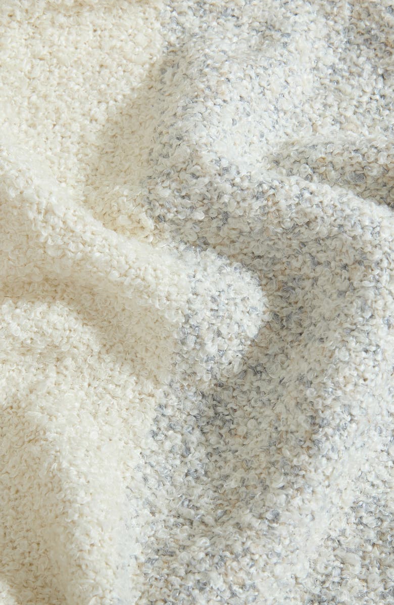 VCNY HOME Kiawah Plush Throw Blanket, Alternate, color, Beige/ White