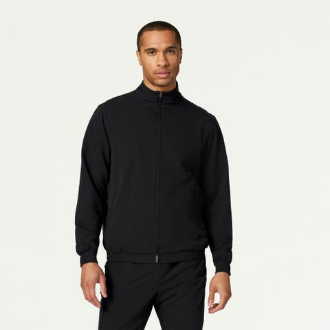 Wolfe Men's 6-Pocket Classic Scrub Jacket