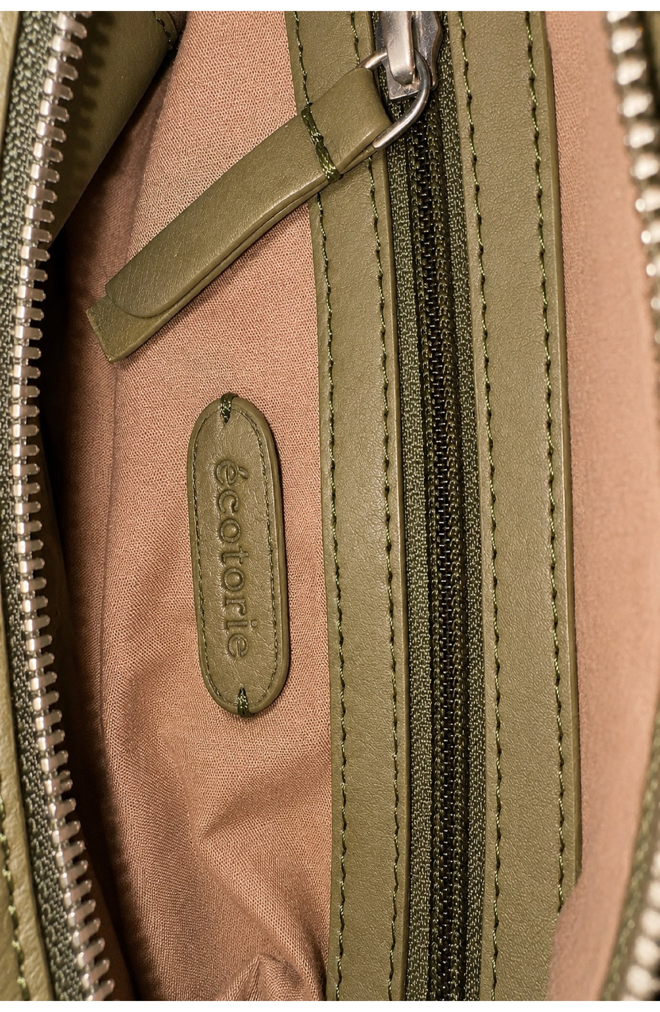 Agnes Leather Crossbody Bag, Alternate, color, DARK MOSS
