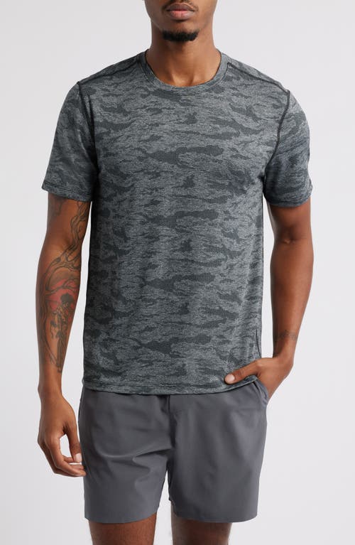 Ten Thousand Camouflage Knit Performance T-shirt In Black