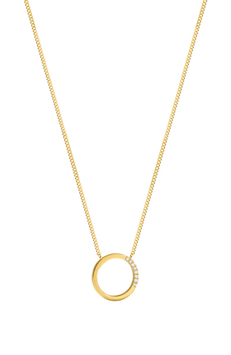 DPT Antwerp Venus Necklace, Main, color, Yellow 18K Gold Plated