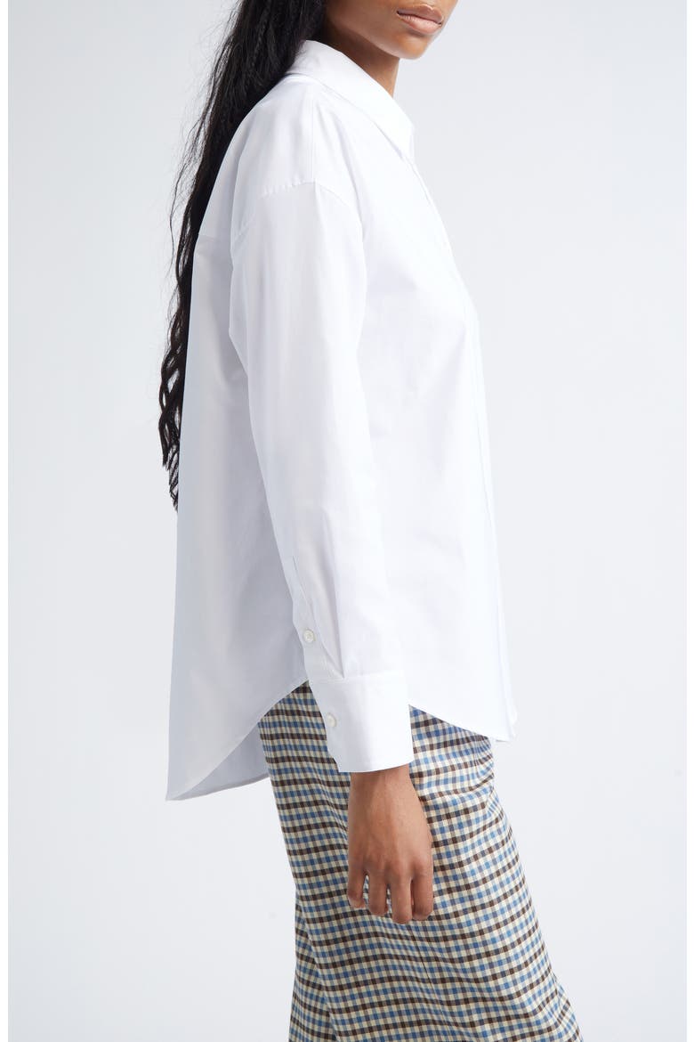 Adele Button-Up Shirt, Alternate, color, WHITE