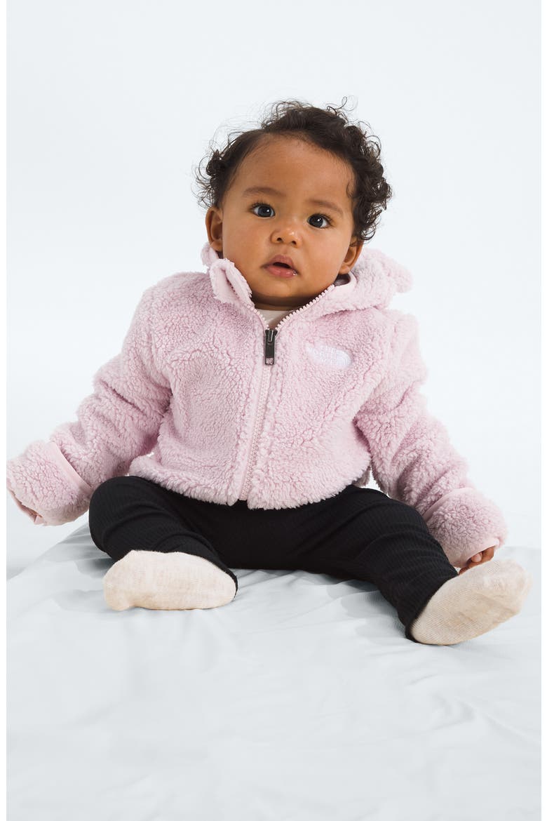 Campshire Ears Fleece Zip Hoodie, Main, color, PALE BLOSSOM