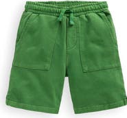 Mini Boden Kids' Garment Dyed Cotton Drawstring Shorts