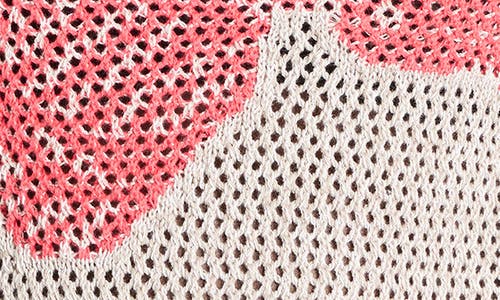 Nz Active By Nic+zoe Dancing Open Stitch Sweater In Neutral Multi