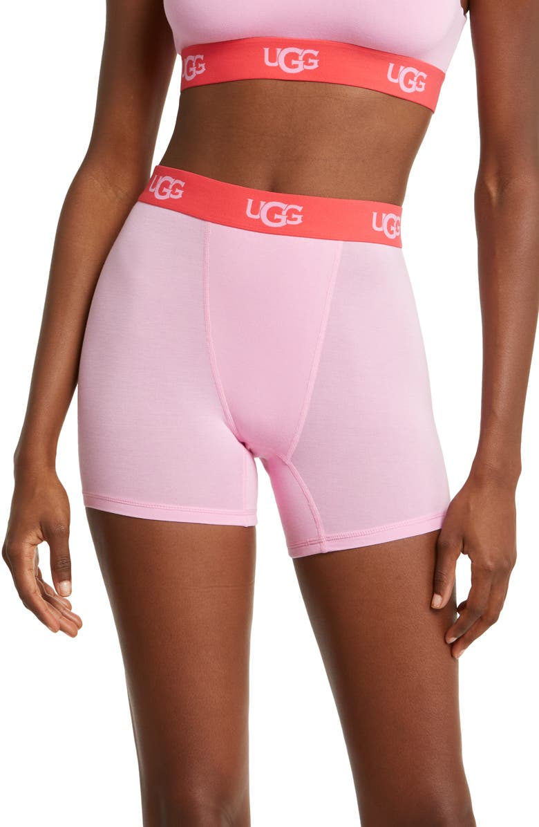 UGG<sup>®</sup> Alexiah Boy Shorts, Main, color, Pink Meadow