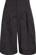 Lemaire Maxi Pleated Bermuda Shorts