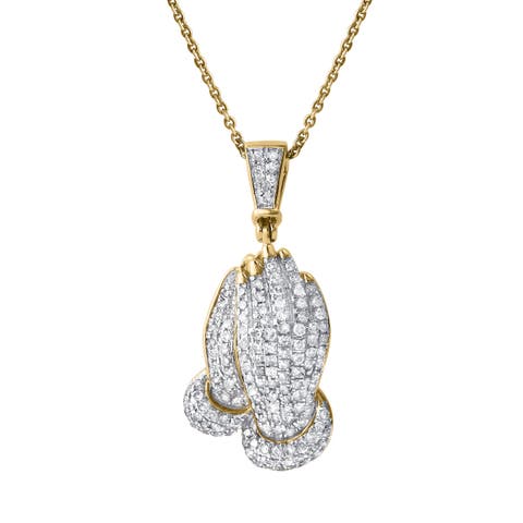 Amoria 10K Gold Diamond Pendant - 6.25 CT