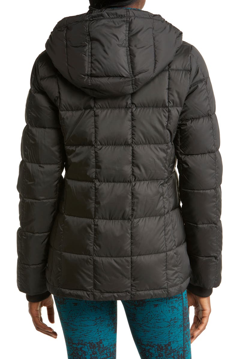 Zella Responsible Down Hooded Jacket, Alternate, color, 