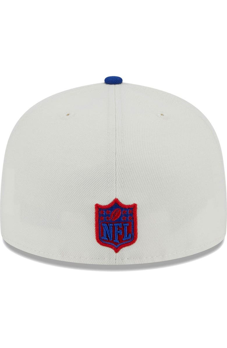 New Era Men's New Era Cream Buffalo Bills Retro 59FIFTY Fitted Hat, Alternate, color, 