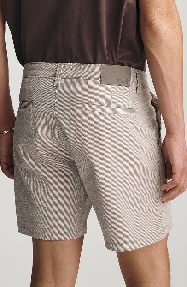 Mavi Jeans Nate Flat Front Seersucker Shorts, Alternate, color, 