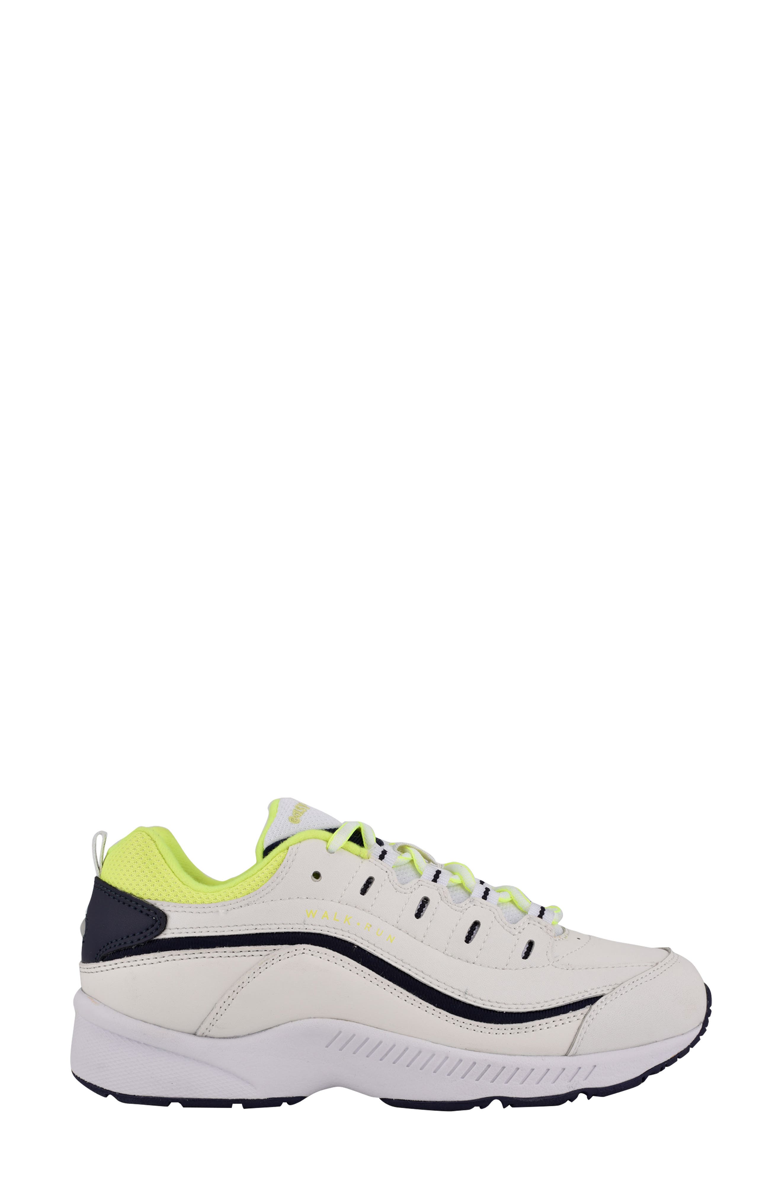 Romy Sneaker, Alternate, color, WHITE/ ECLIPSE/ SAFETY YELLOW