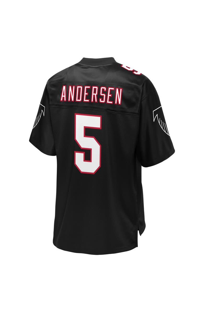 FANATICS Men's NFL Pro Line Morten Andersen Black Atlanta Falcons Vintage Retired Player Jersey, Alternate, color, 