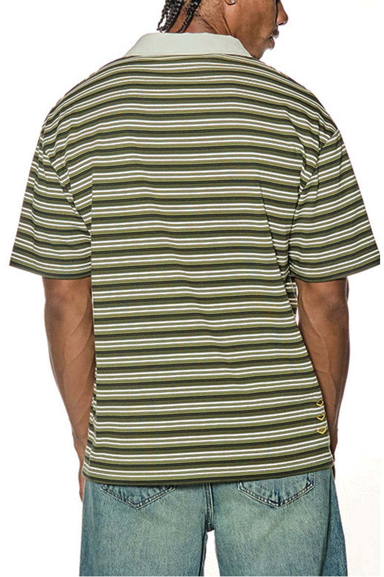 Post Game Stripe Polo, Alternate, color, BLUE GREEN WHITE MULTI STRIPE
