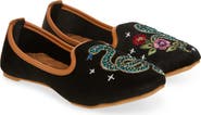 FUCHSIA Viper Mismatched Embroidered Loafer