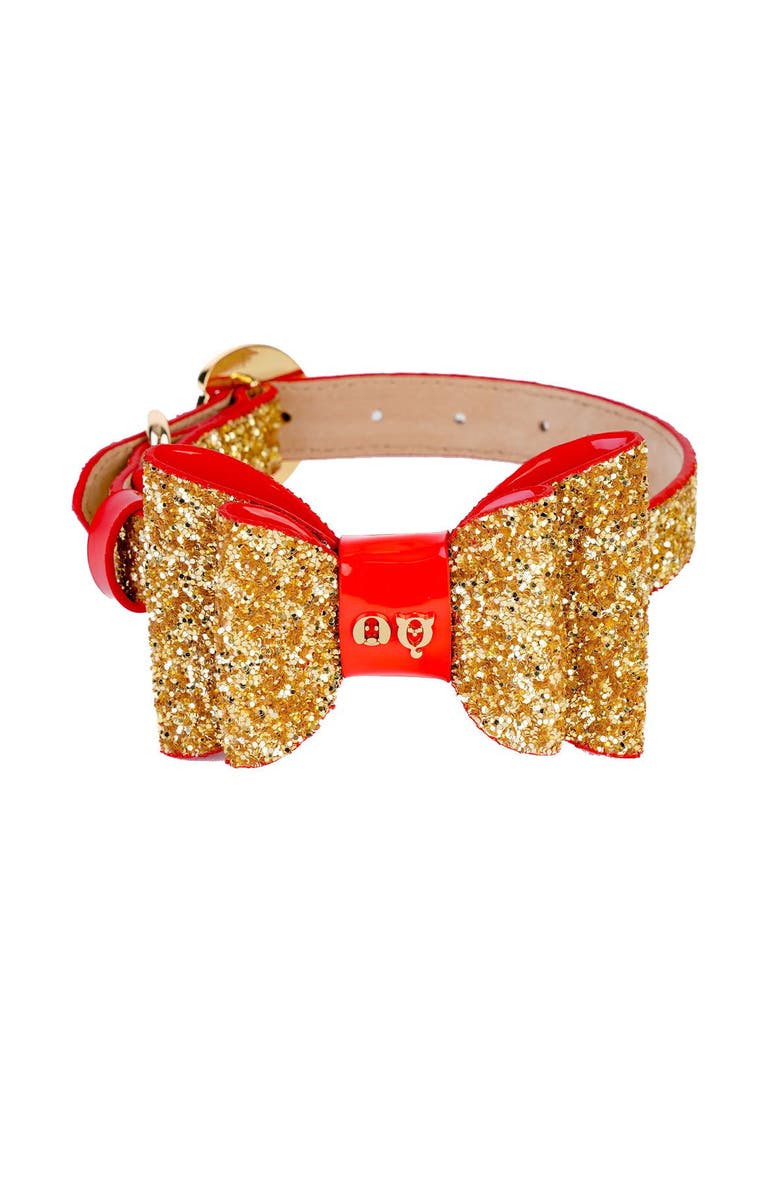 Moshiqa Glam Collar, Alternate, color, Gold