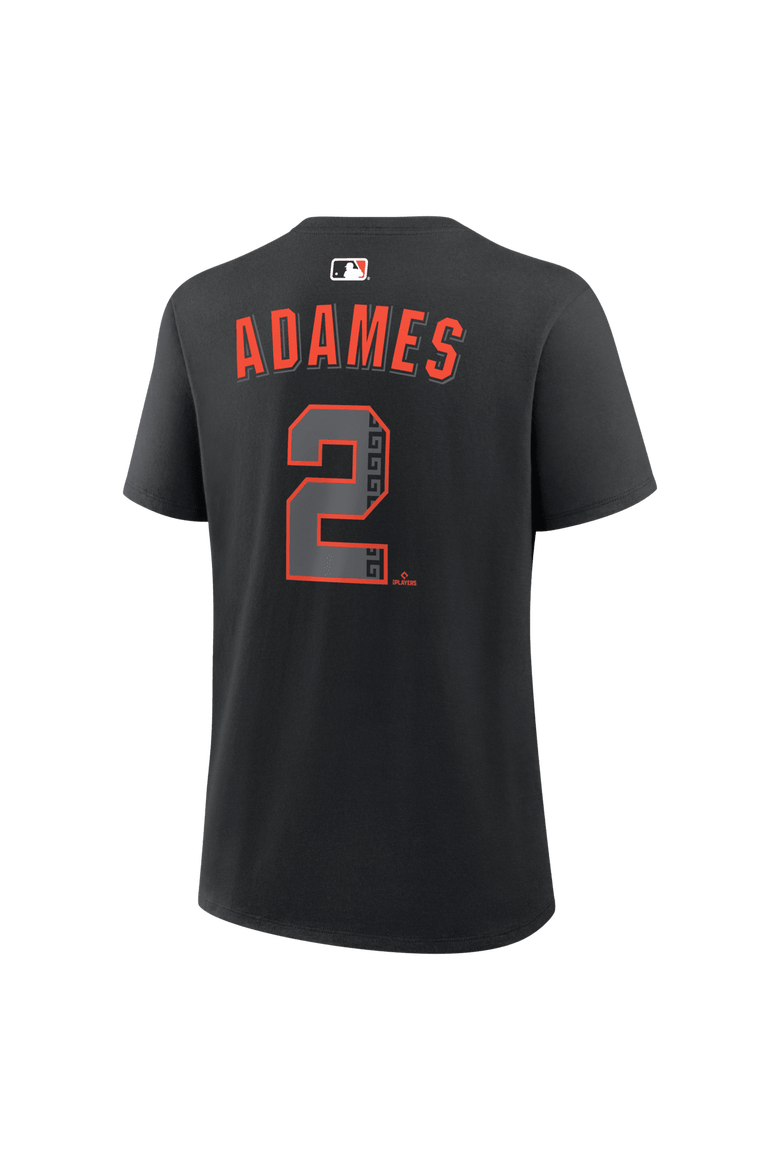 Women's Nike Willy Adames Black San Francisco Giants Name & Number T-Shirt, Alternate, color, Black