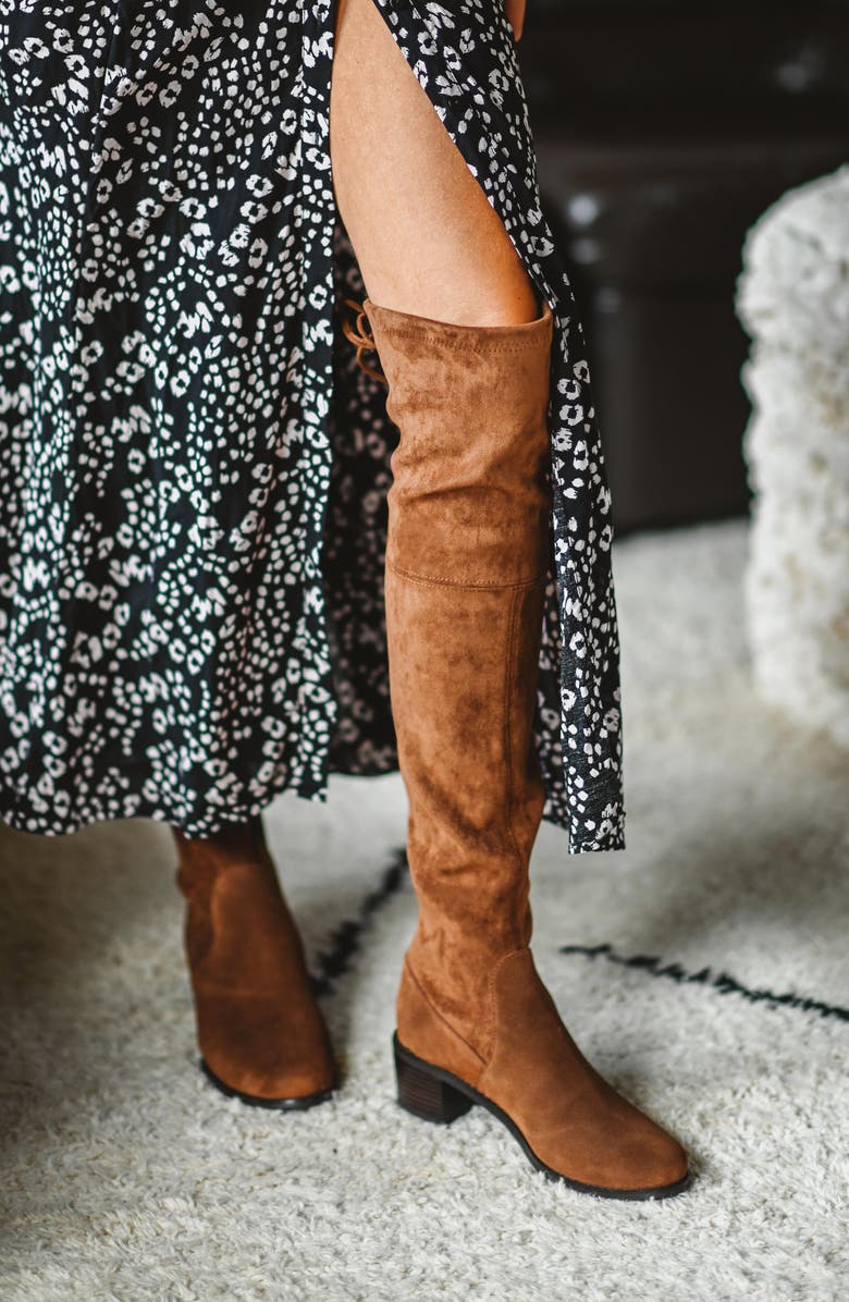 AquaDiva Fresno Water Resistant Over the Knee Boot, Alternate, color,