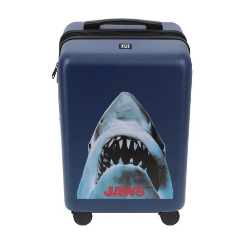 Ful Nbc Studios Jaws 22.5" Carry-on Luggage In Blue