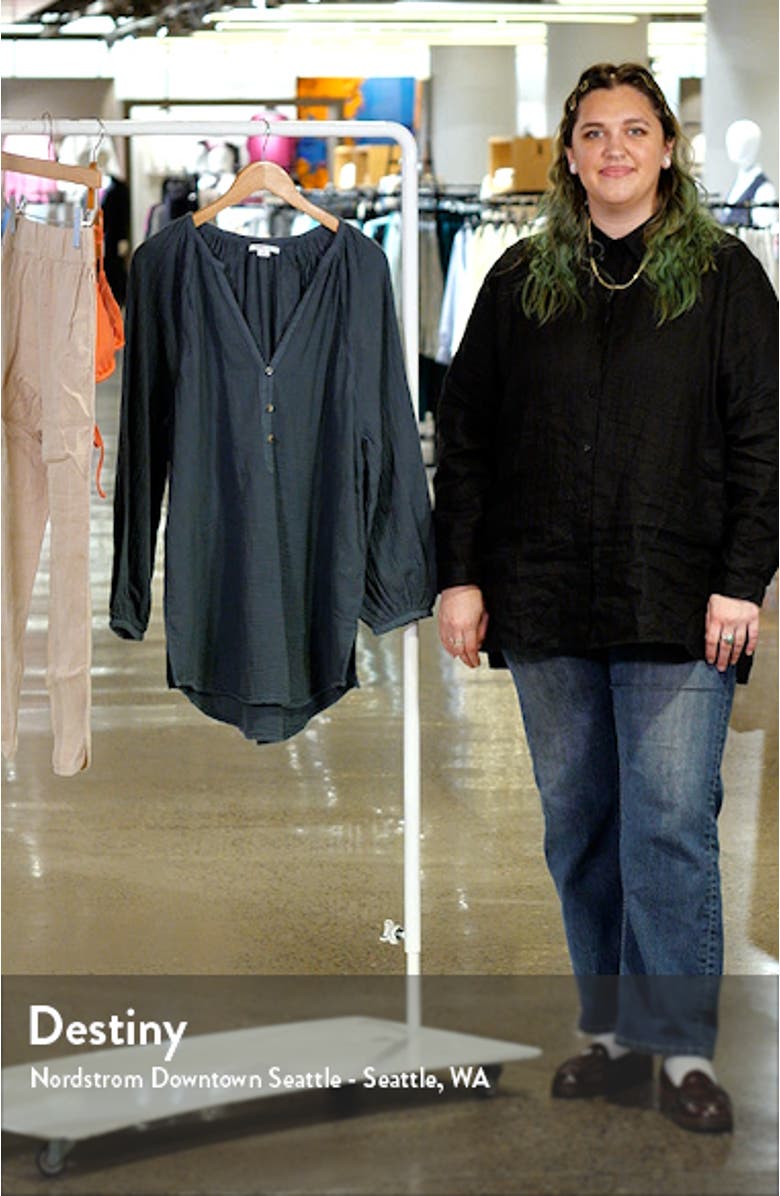 Krysten Cotton Gauze Cover-Up Tunic Minidress, sales video thumbnail