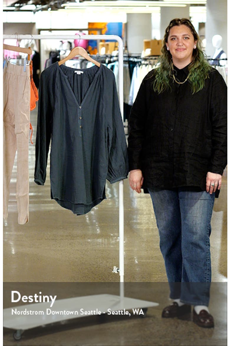 Krysten Cotton Gauze Cover-Up Tunic Minidress video