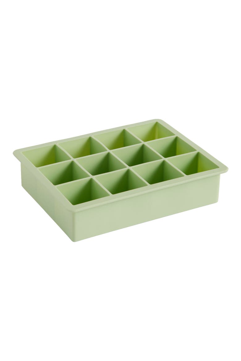 Silicone Ice Cube Tray, Main, color, MINT GREEN