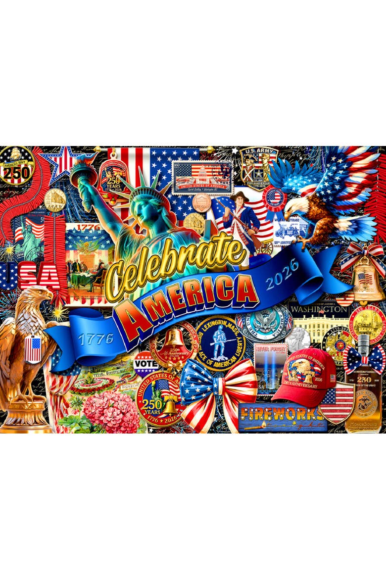 Celebrate America 1000 piece Jigsaw Puzzle for Adults, Alternate, color, Multicolor
