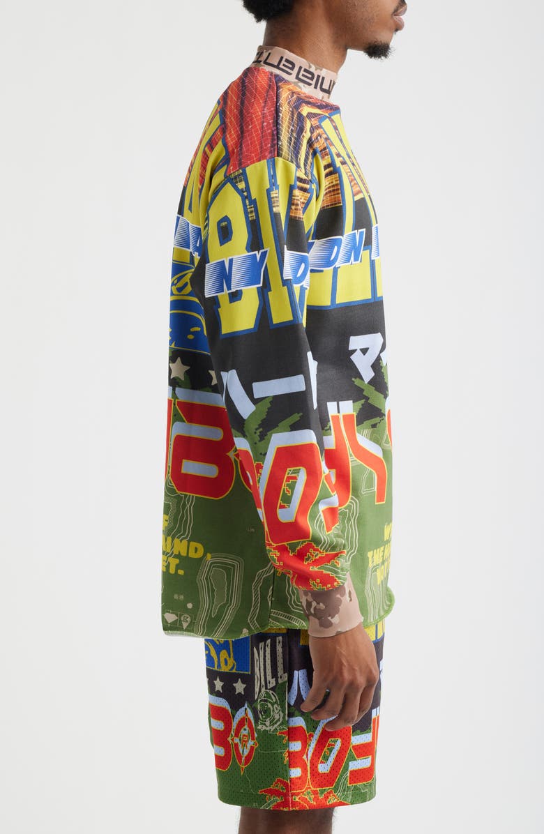 Billionaire Boys Club Northstar Long Sleeve Knit T-Shirt, Alternate, color, White