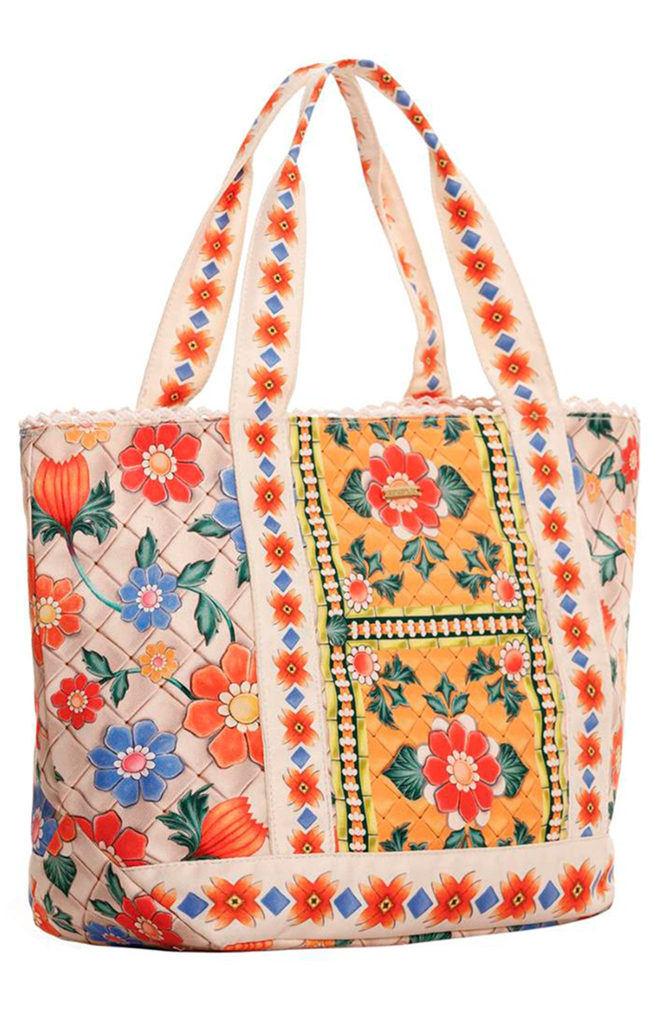 Agua Bendita Ace Tile Tote Bag, Alternate, color, 