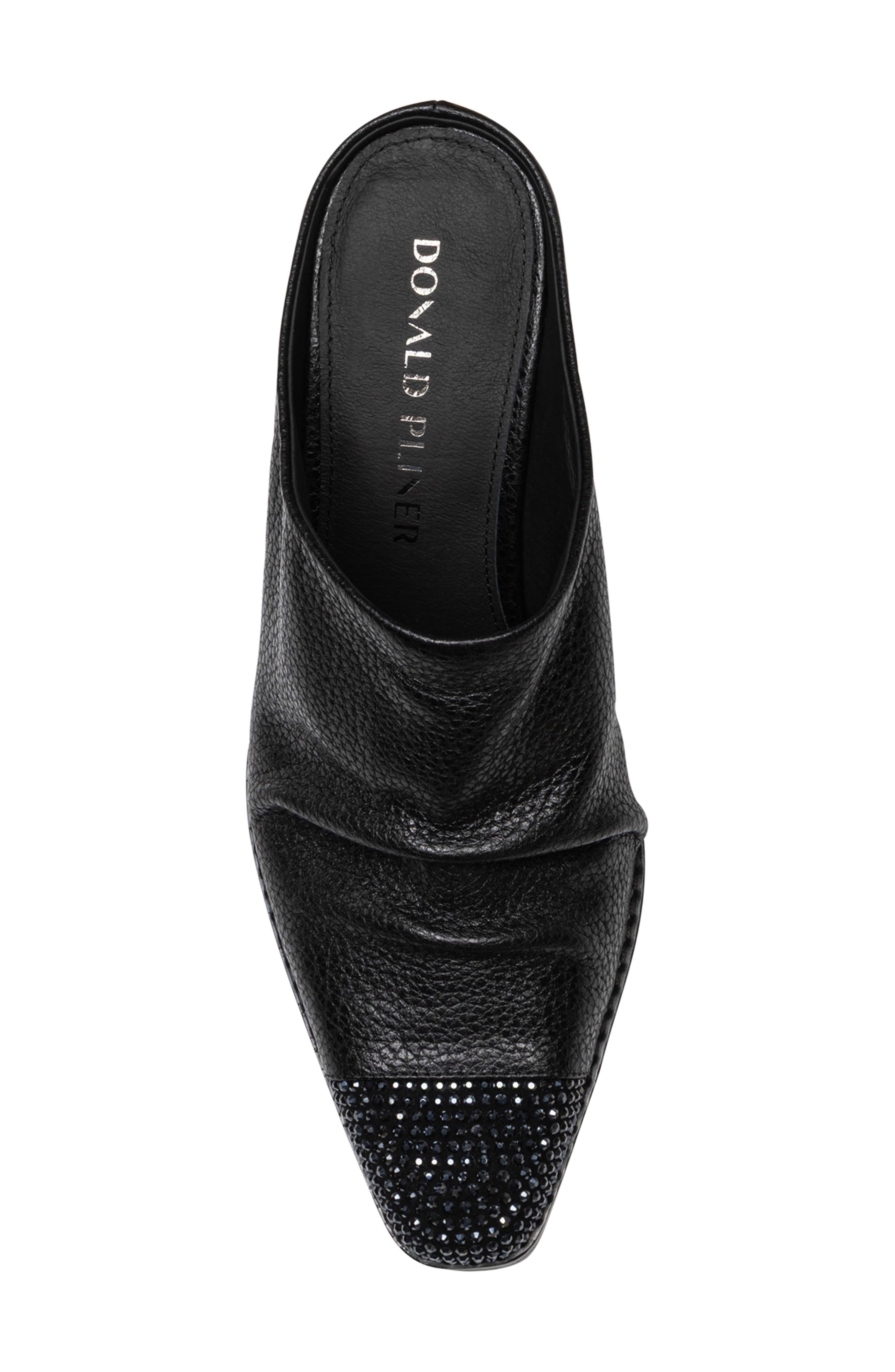 Donald Pliner Western Mule, Alternate, color, Black