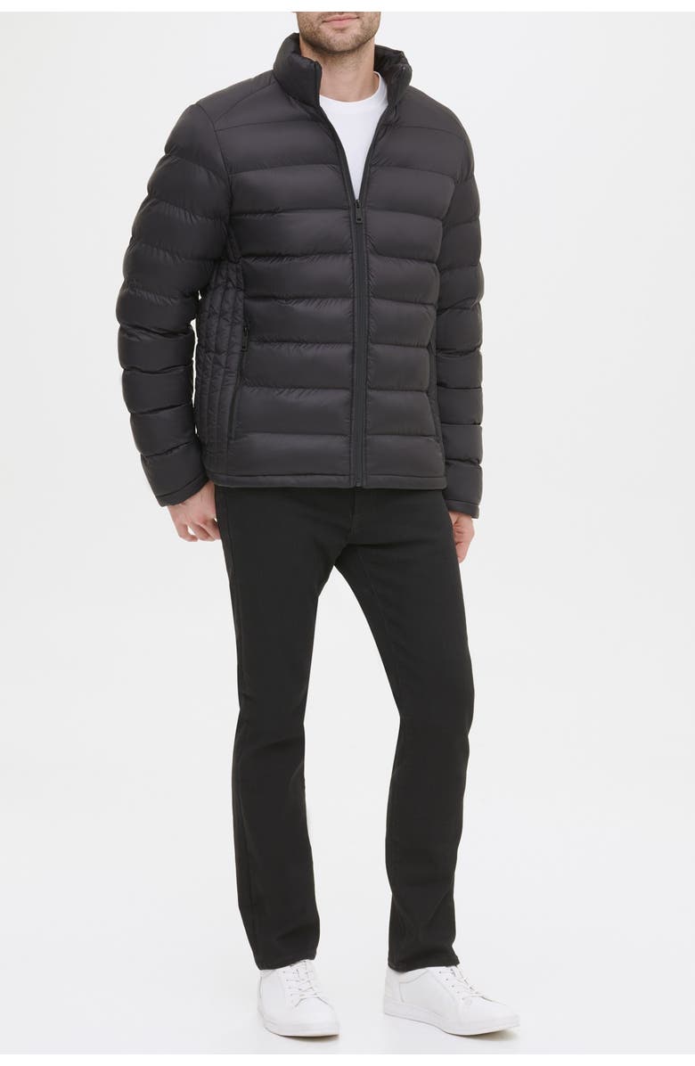 Kenneth Cole Horizontal Midweight Quilted Puffer Jacket, Alternate, color,
