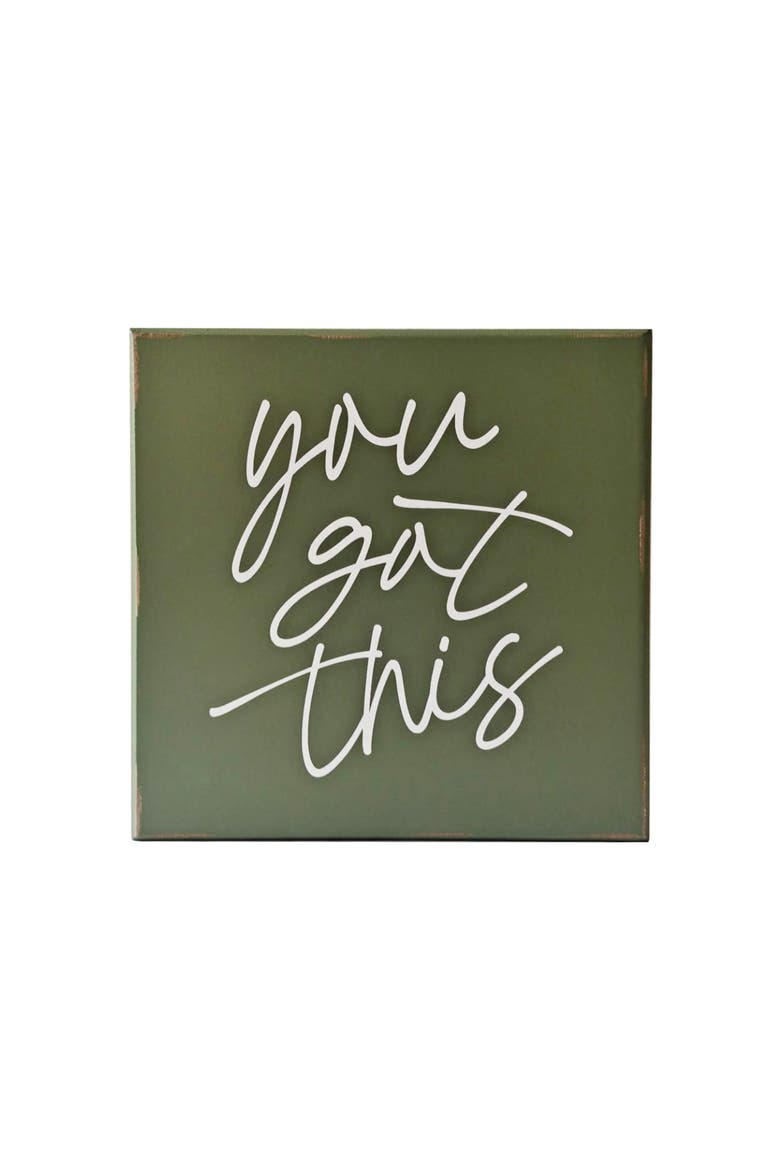 You Got This Wall Plaque, Main, color, Green