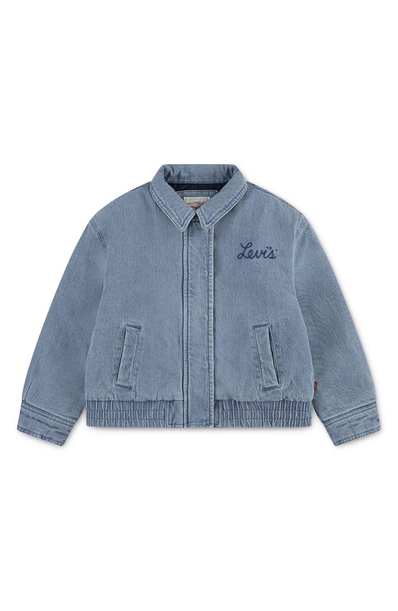 Levi's Kids' Retro Zip Denim Jacket, Main, color, Desert Sky