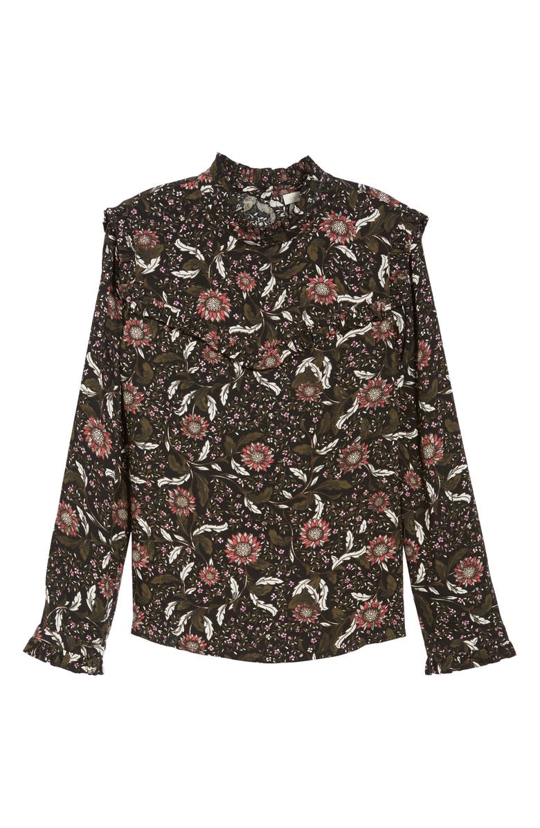 Hinge Ruffle Top, Alternate, color, 