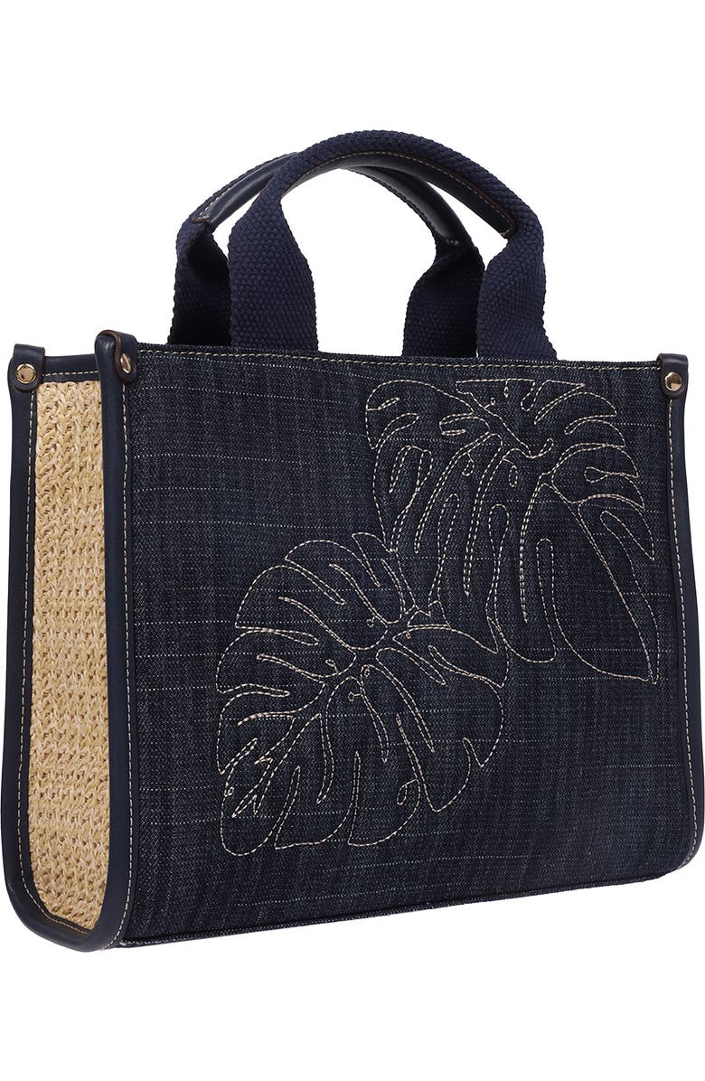 Tommy Bahama Dorothy Medium Denim Tote Bag, Alternate, color, Dark Denim