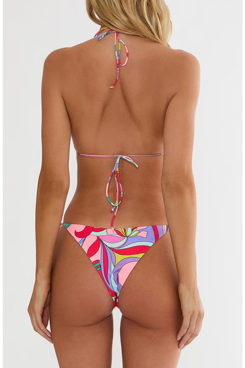 Bijou Floral Triangle Bikini Top, Alternate, color, POP FLORAL