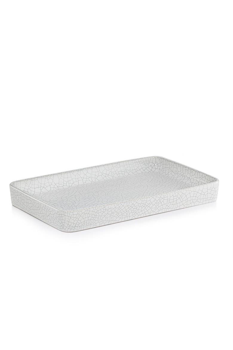 Frattura White Amenity Tray, Main, color, WHITE