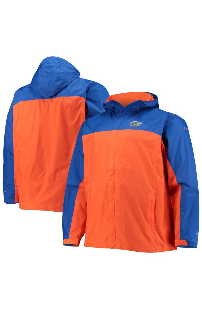 Columbia Men's Columbia Royal/Orange Florida Gators Big & Tall Glennaker Storm Omni-Tech Full-Zip Hoodie Jacket, Main, color,
