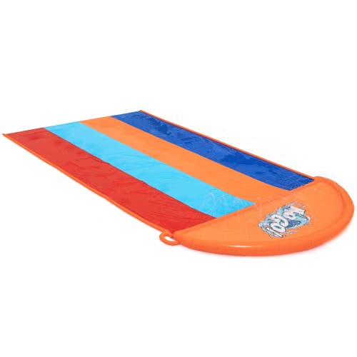 H2OGO! 16' Quadruple Inflatable Water Slide With Splash Landing in Multicolored  product