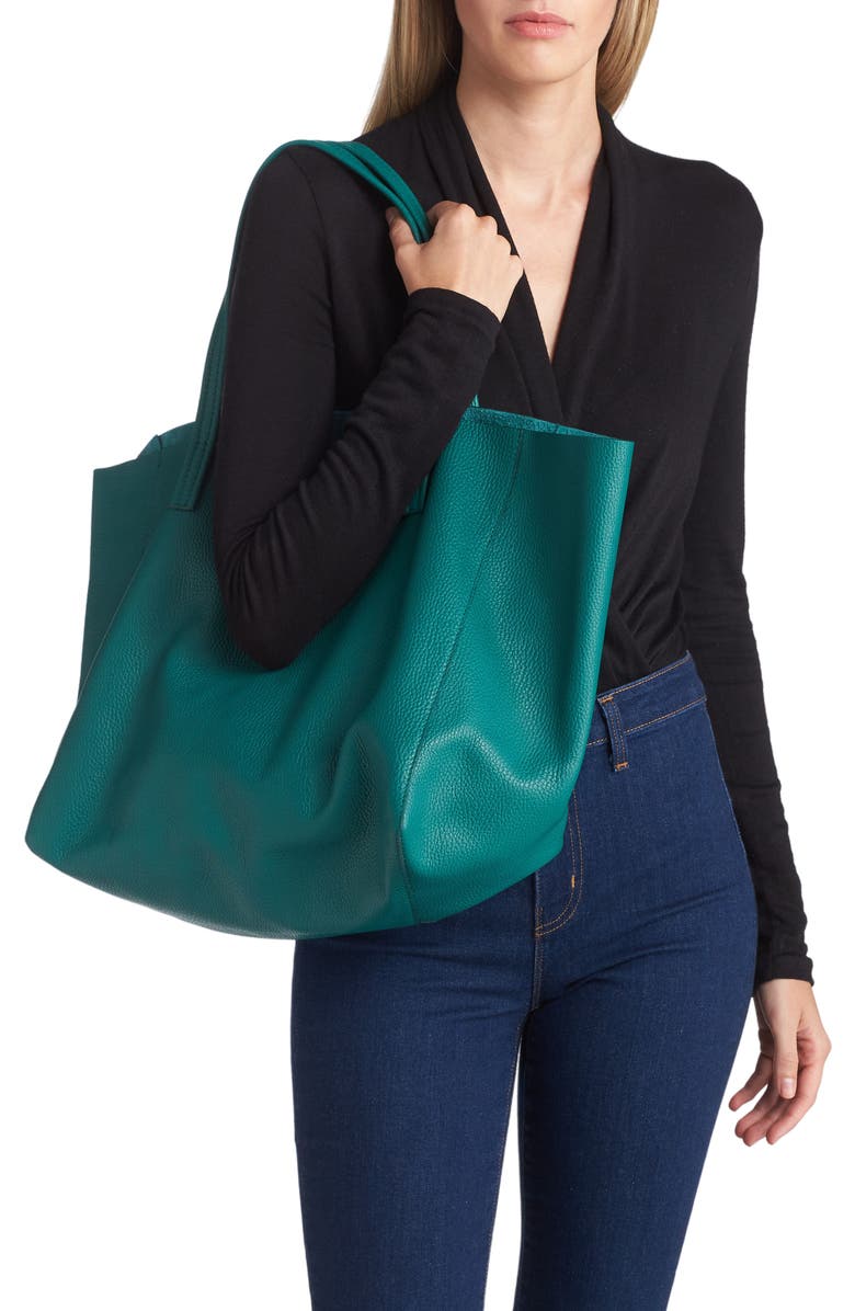 Kurt Geiger London Violet Leather Tote, Alternate, color,